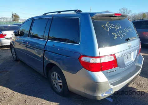 2007 Honda Odyssey Ex from USA, damaged, VIN 5FNRL38487B001142